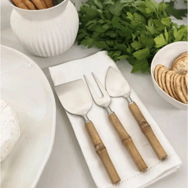 Cheese Knives - Blonde Bamboo - Set of 3 – High quality House of Dudley homewares